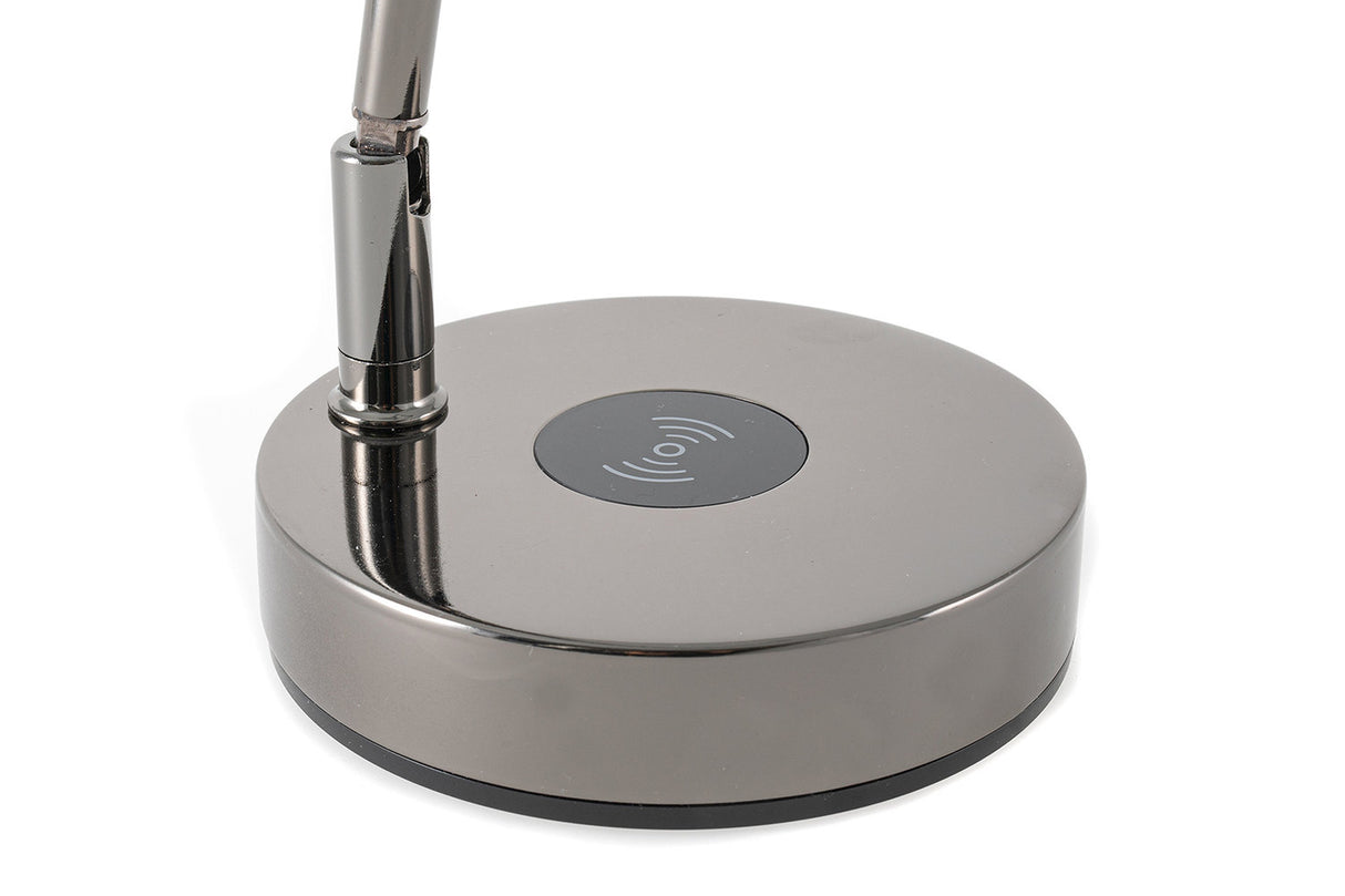 GEWA pianolampe PL-78 - svart krom, blank