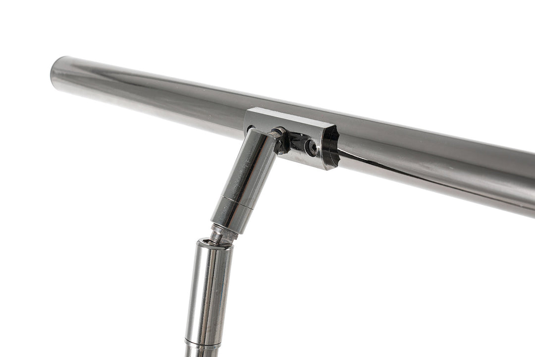 GEWA pianolampe PL-78 - svart krom, blank