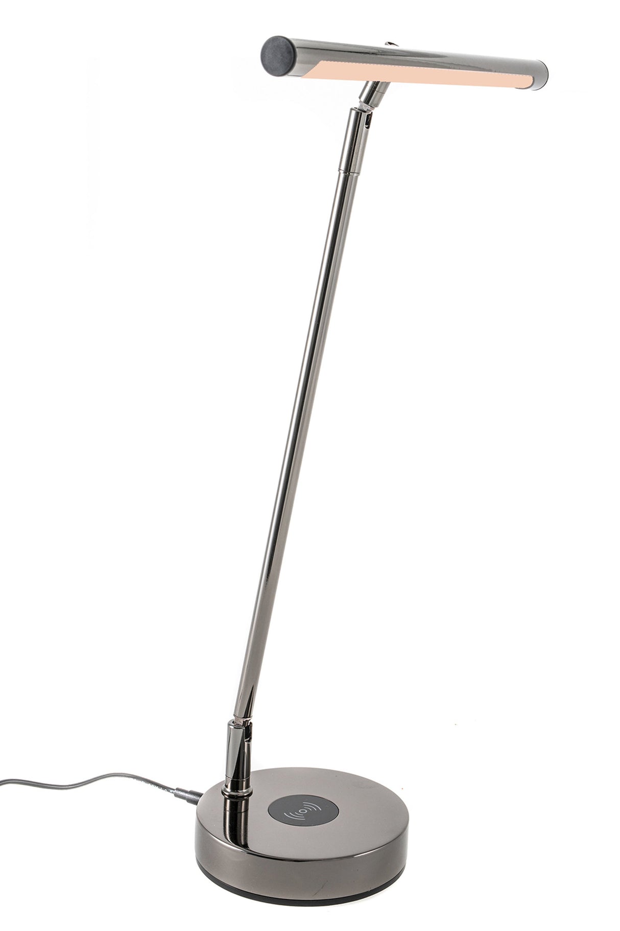 GEWA pianolampe PL-78 - svart krom, blank