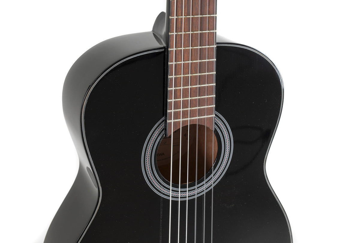 GEWA klassisk gitar Student svart - 1/2 størrelse svart