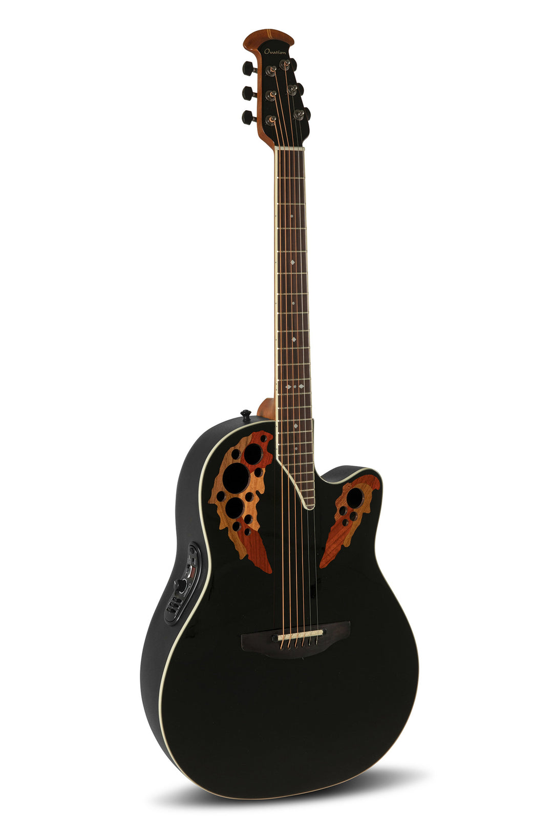 Ovation E-akustisk Gitarer Standard Elite Deep Contour Cutaway - Svart (2778AX-5-G)