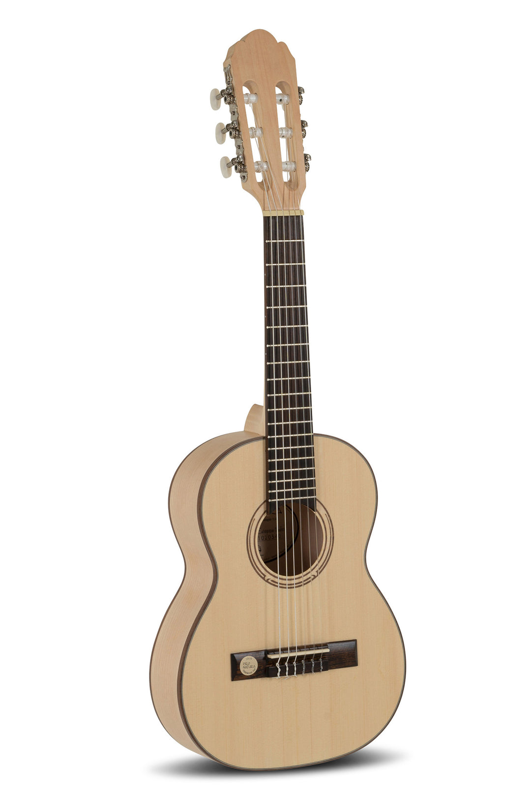 GEWA klassisk gitar Pro Natura Silver heltre gran / lønn - størrelse 1/4