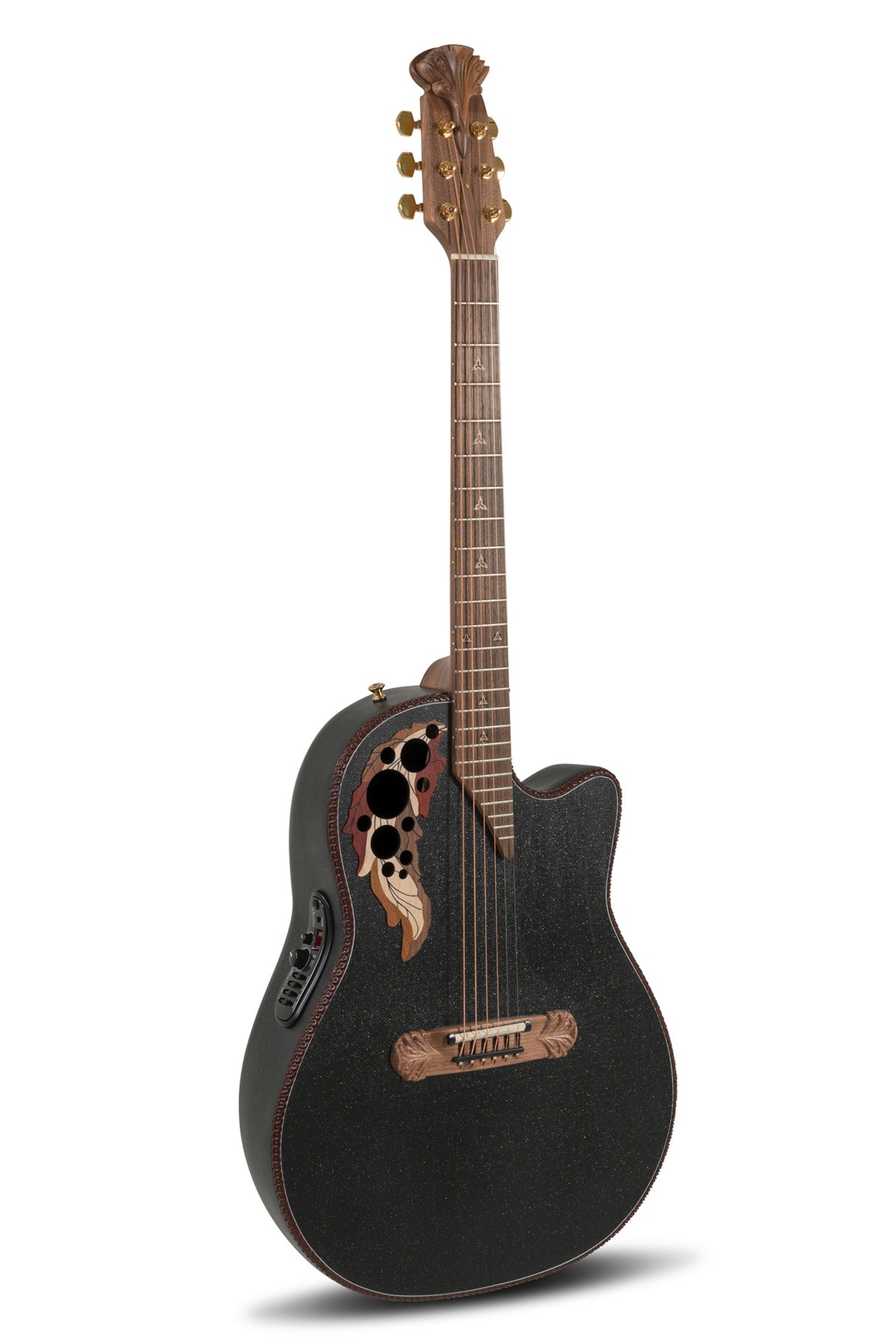 Adamas E-akustisk Gitarer 2087GT Deep Contour cutaway - Svart (2087GT-5-G)