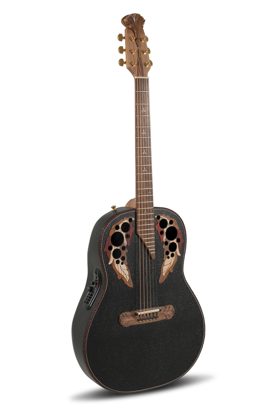 Adamas E-akustisk Gitarer 1687GT Deep uten cutaway - Svart (1687GT-5-G)