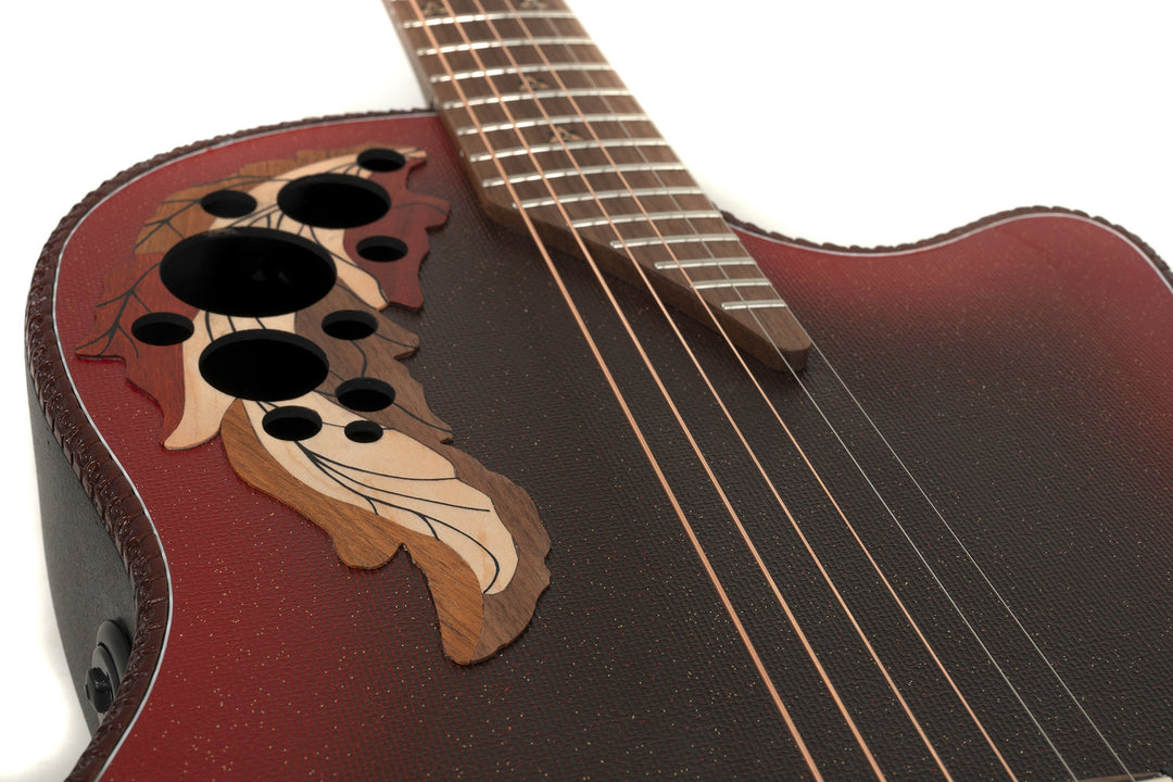 Adamas E-akustisk Gitarer 2087GT Deep Contour cutaway - Reverse rød burst (2087GT-2-G)