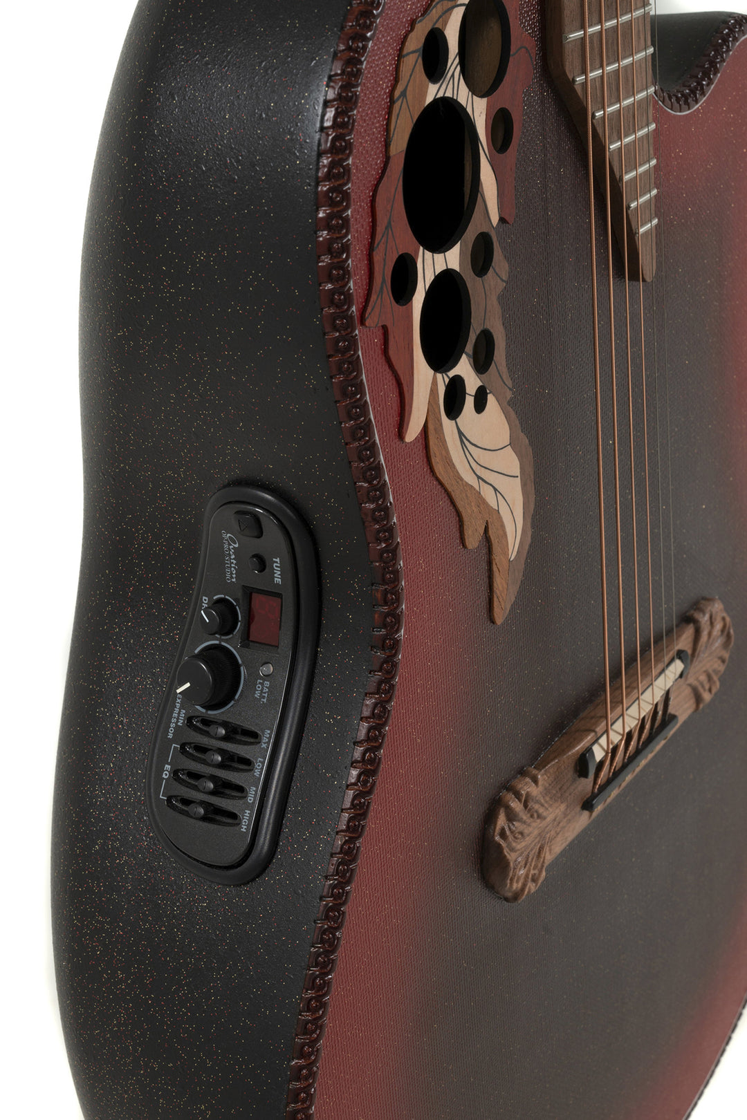 Adamas E-akustisk Gitarer 2087GT Deep Contour cutaway - Reverse rød burst (2087GT-2-G)