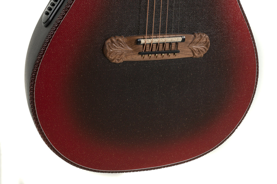 Adamas E-akustisk Gitarer 2087GT Deep Contour cutaway - Reverse rød burst (2087GT-2-G)