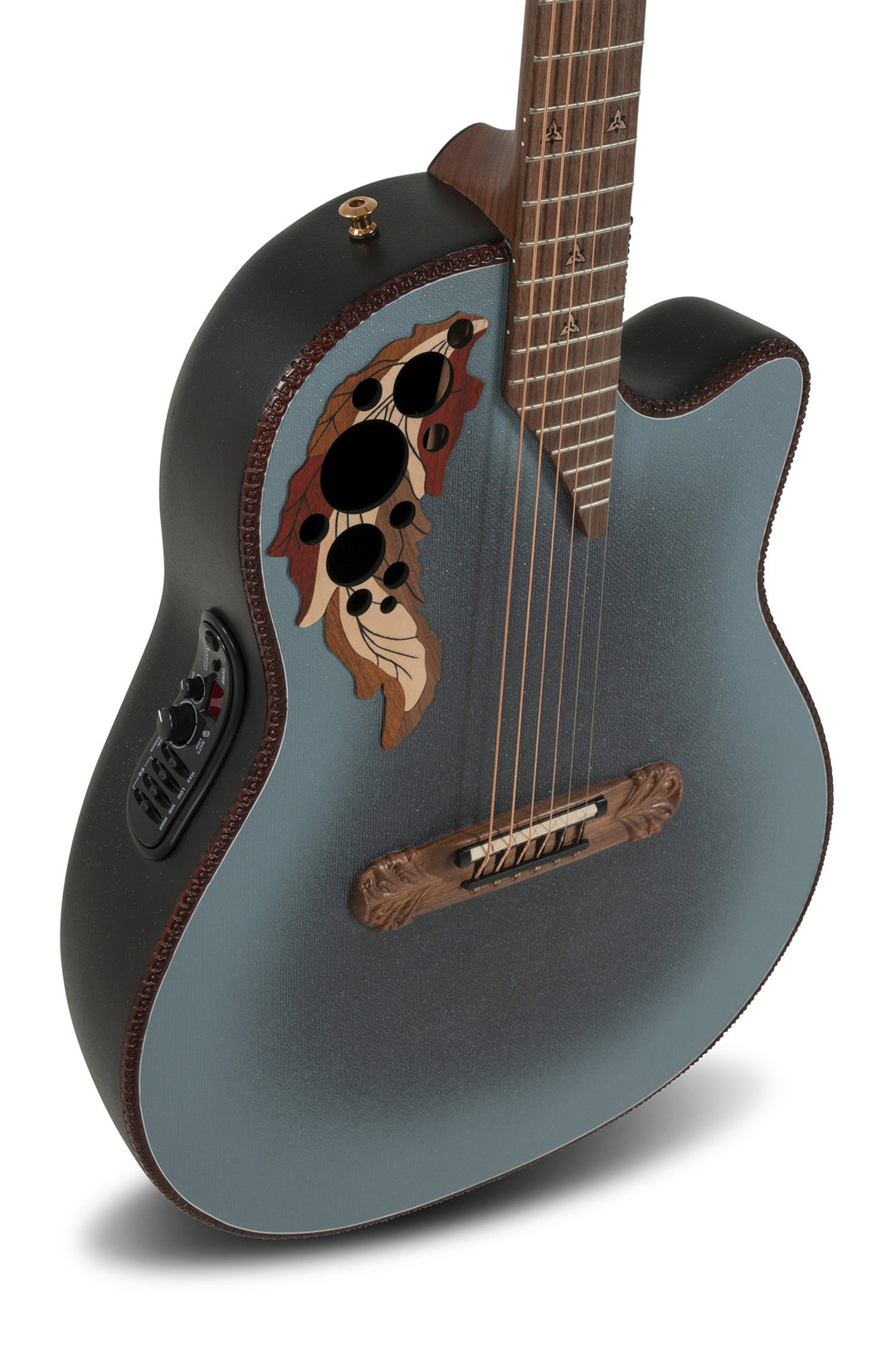 Adamas E-akustisk Gitarer 2087GT Deep Contour cutaway - Reverse blå burst (2087GT-8-G)