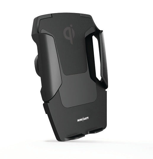 MINIBATT Mobiltelefonholder til bilen med trådløs lader