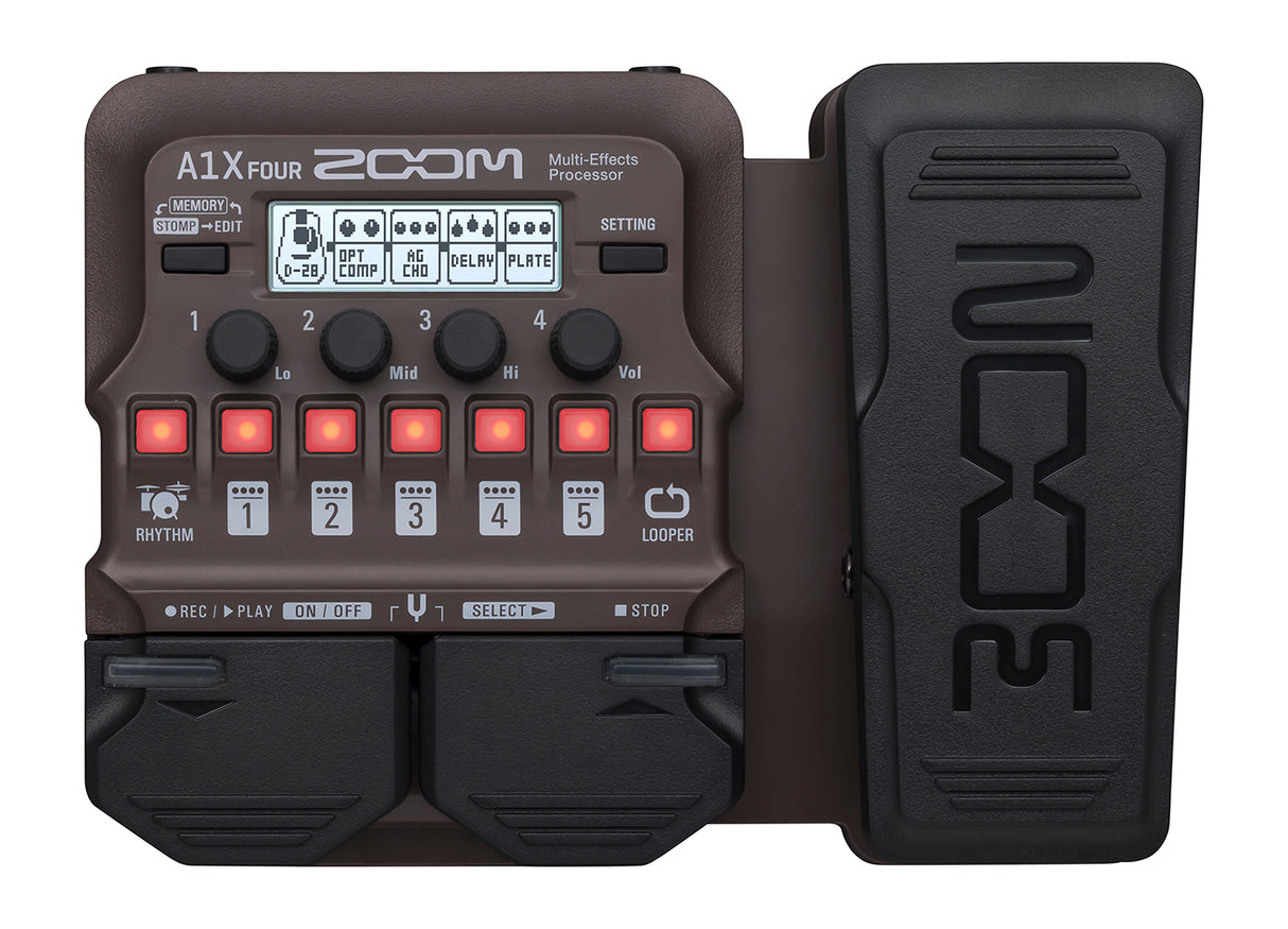 Zoom A1X Fire akustiske effektpedal