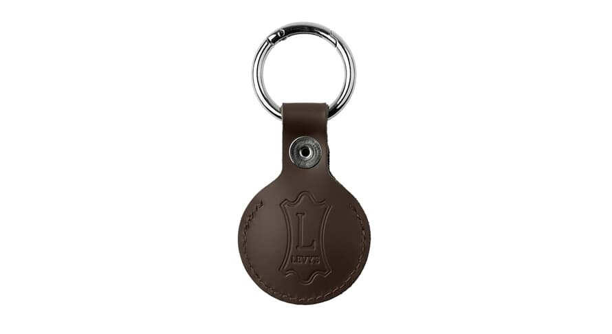 Levys A66AIR AirTag-nøkkelring, brun, A66AIR-DBR