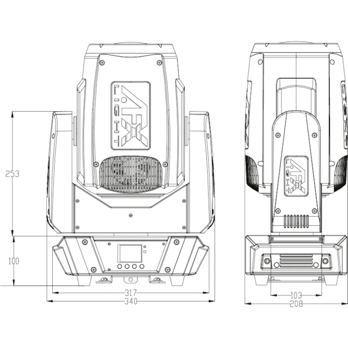AFX BEAM 200 Moving Head (200 Watt)