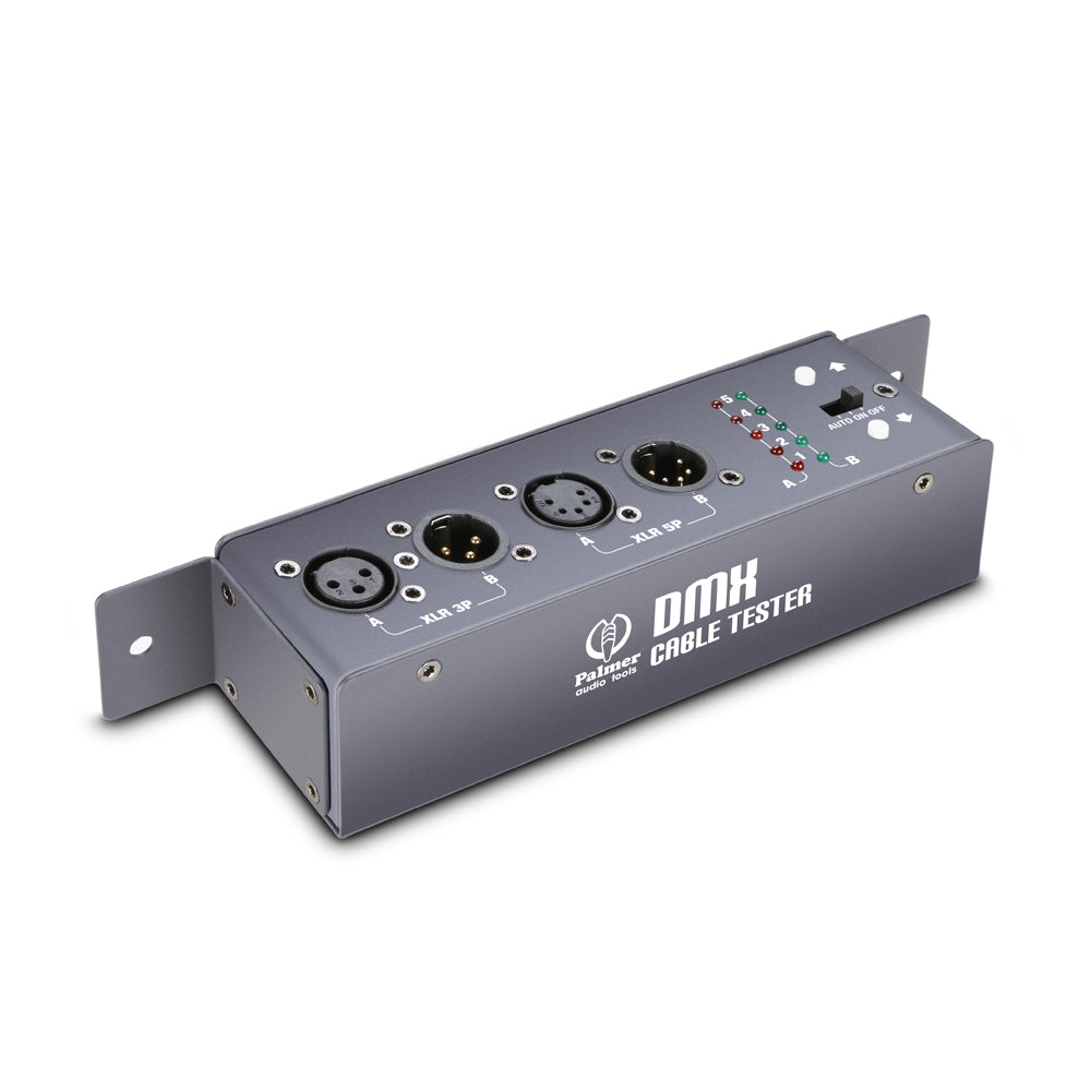 Palmer MCT DMX - 3-polet / 5-polet DMX- og XLR Kabeltester