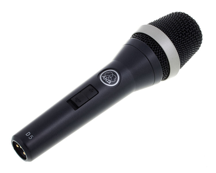 AKG D5S dynamisk vokalmikrofon med bryter
