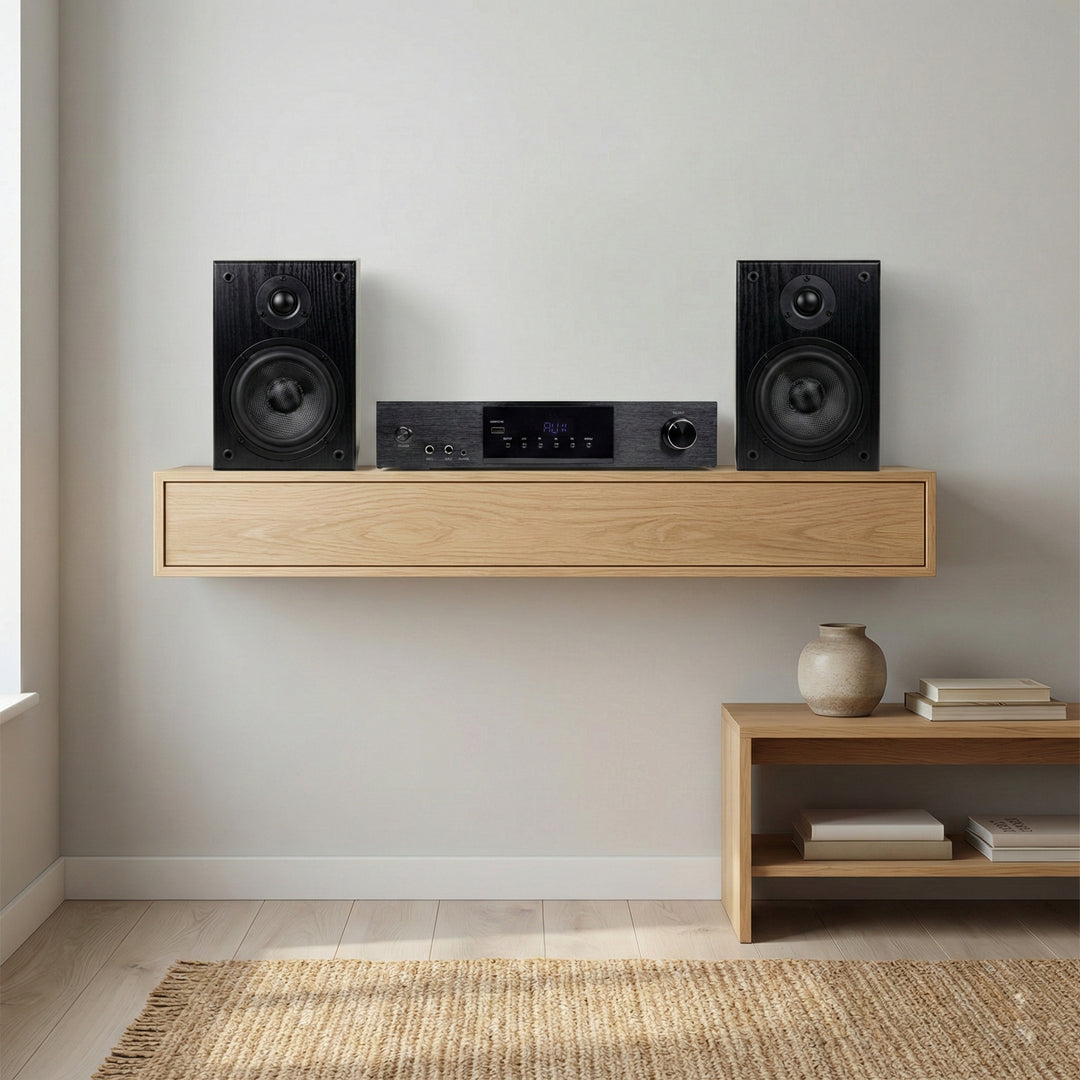 SoundMate HBS-05 Hyllhøyttalere & HiFi Forsterker