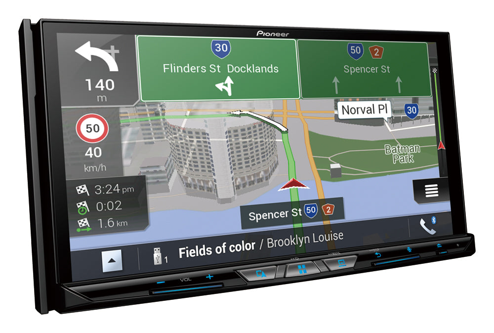 Pioneer AVIC-Z930DAB GPS-navigasjon, trådløs Apple CarPlay og Bluetooth