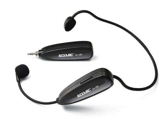 Acemic trådløst headset for tale. Modell G-100