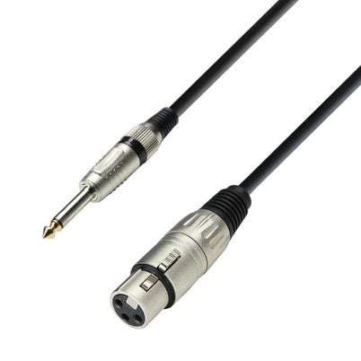 6,3 mm Jack til XLR hunn (3m)