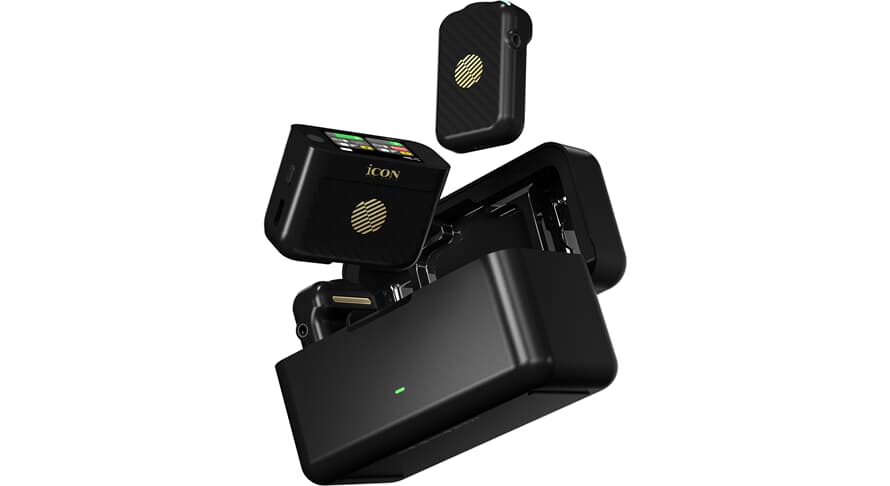 iCon AirMic Pro trådløst mikrofonsystem, svart