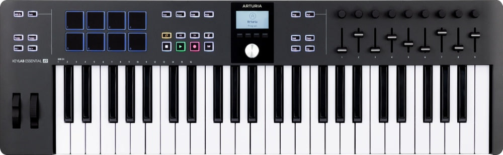 Arturia KeyLab Essential MK3-49 MIDI Keyboard (svart)