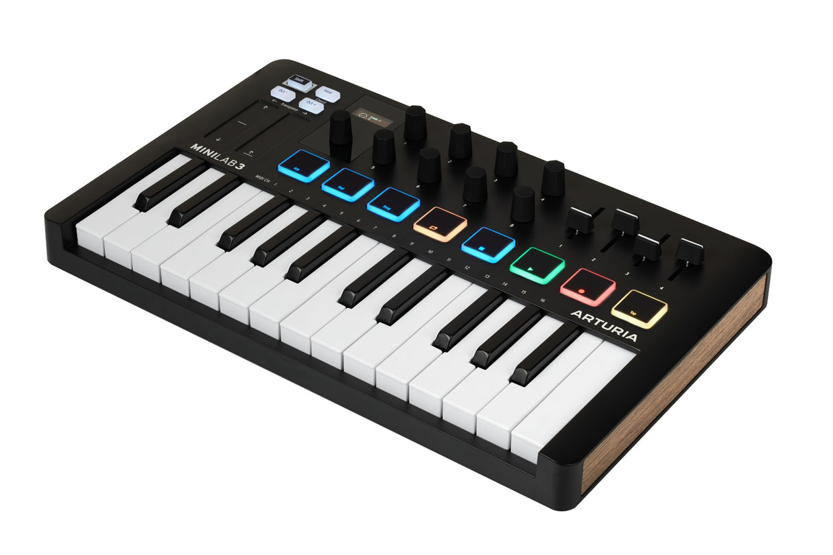 Arturia MiniLab 3 MIDI Keyboard (svart)