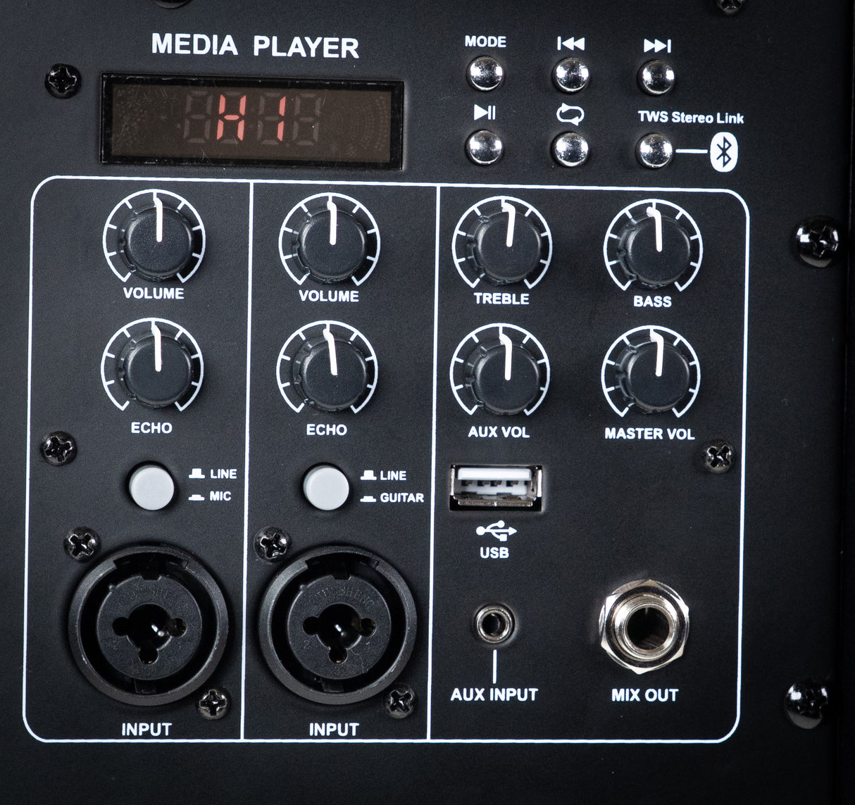 Atomic P70B - Batterihøyttaler/mikrofon XL-bundle