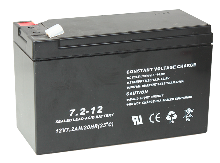 Ibiza 12V-7.2AH batteri for bærbar høyttaler