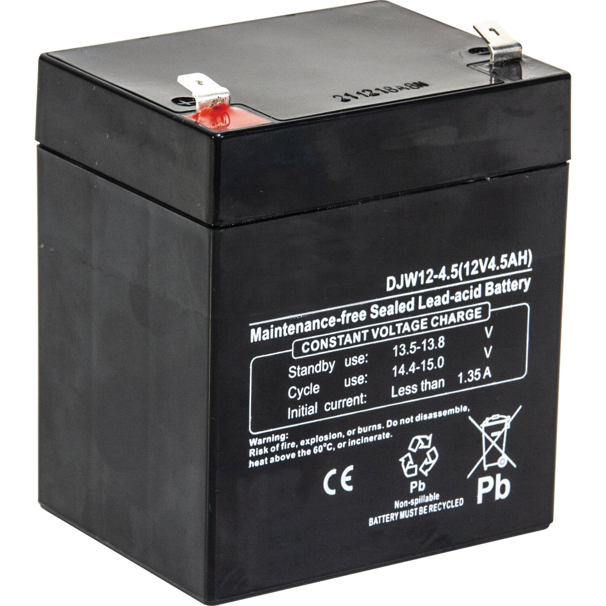 Ibiza 12V-4.5AH batteri for bærbar høyttaler