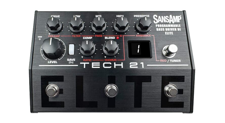 Tech 21 Programmable Bass Driver ELITE bass-forforsterker