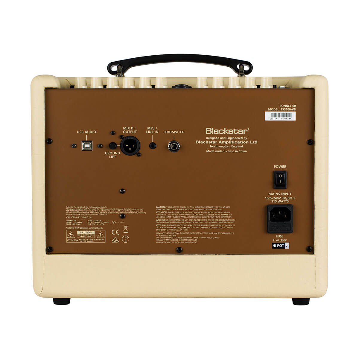 Blackstar Sonnet 60 akustisk gitarforsterker (blond)