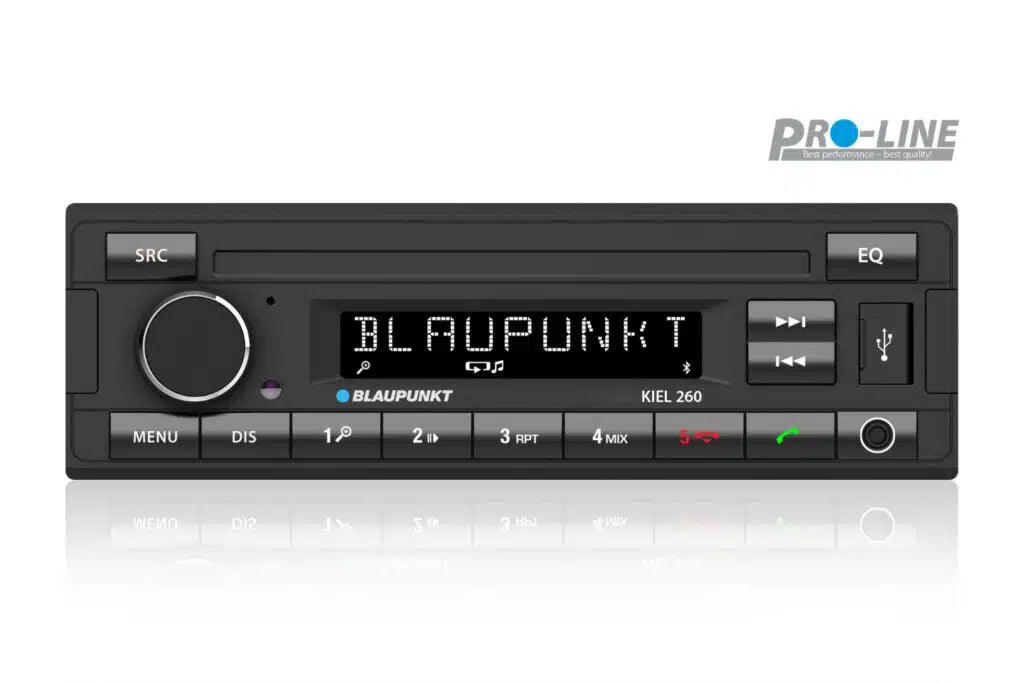 Blaupunkt Kiel 260 1-DIN bilradio med DAB+, Bluetooth, USB og AUX