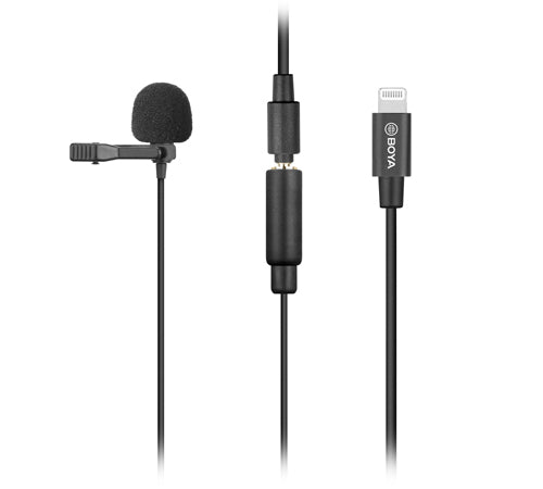 Boya M2 Knapphullsmikrofon til iPhone/iPad