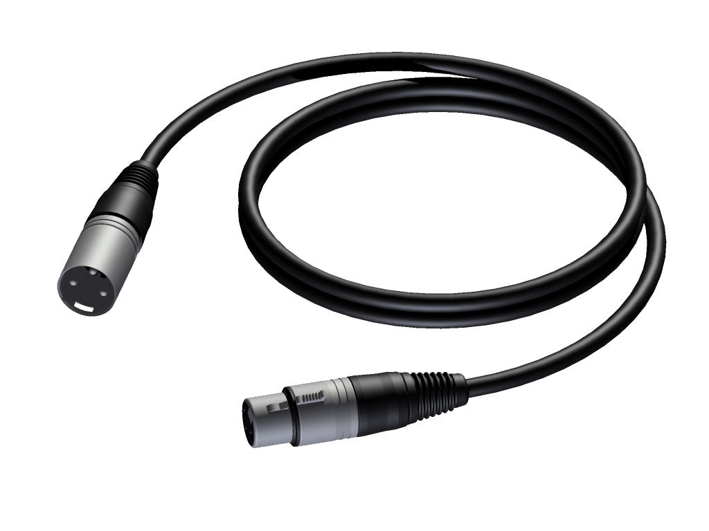 ProCab højttalerkabel 2 x 1,5 mm² XLR > XLR, 10 meter
