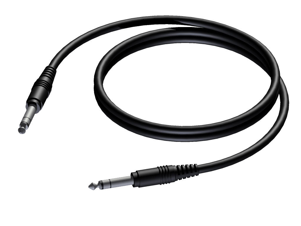 ProCab mikrofonkabel stereo jack > jack 10 m