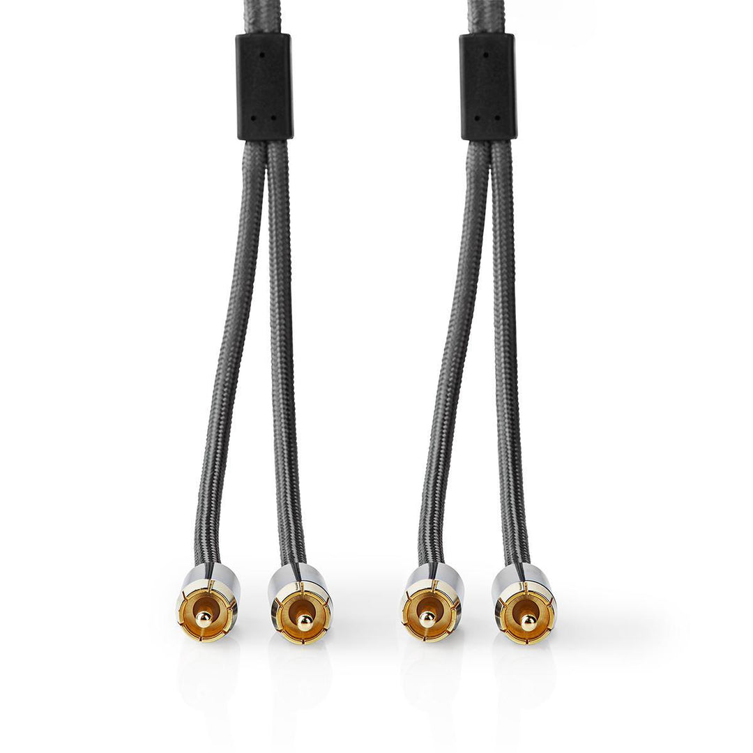 Premium stereo phono-kabel (2m)