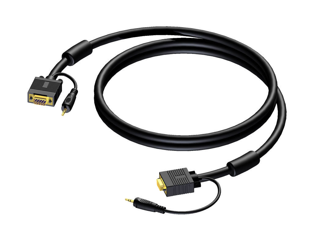 ProCab SVGA og 3,5 jack stereo > SVGA og 3,5 jack stereo (1,5 m)