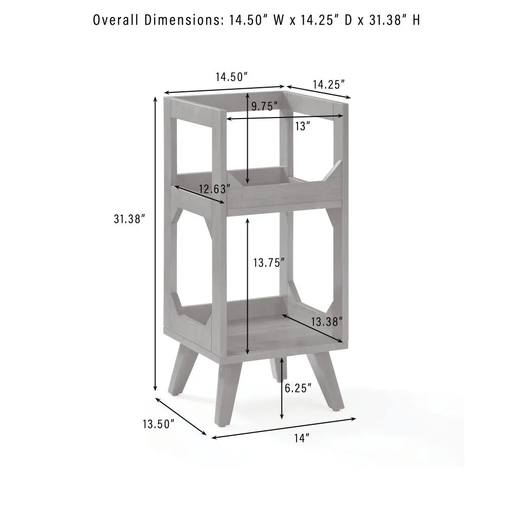 Crosley Asheville Small Oppbevaringsstativ for vinylplater