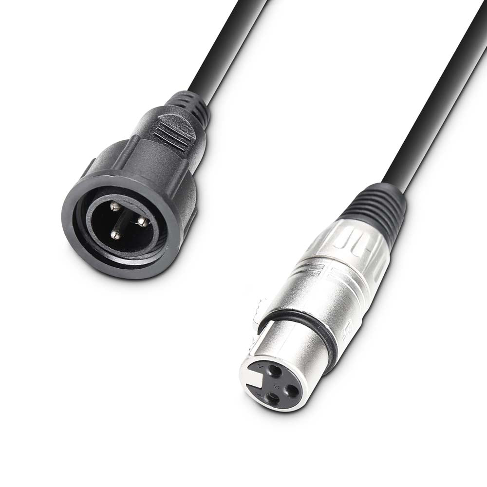 Cameo DMX ADAPTER OUT - Adapterkabel til IP65 utendørsprojektor, IP65-plugg til XLR hun 3-polet
