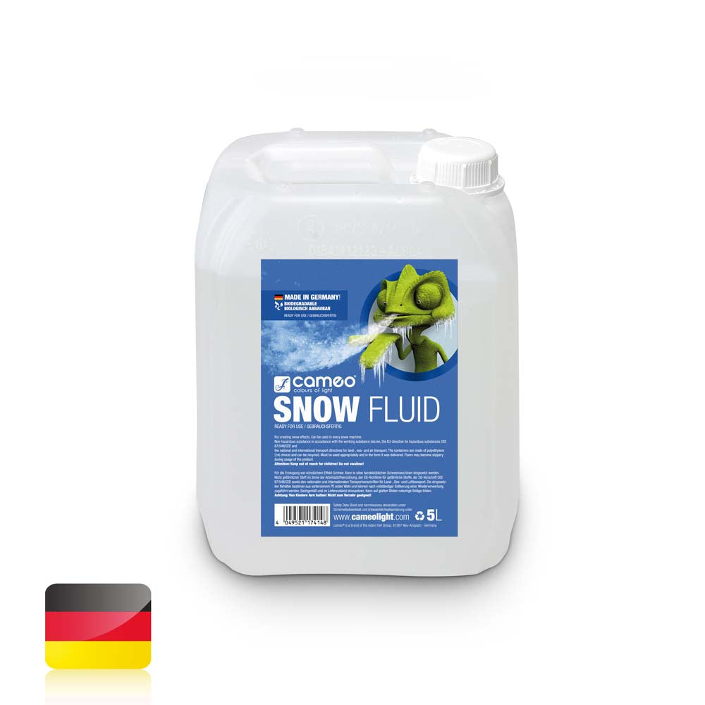 Cameo SNOW FLUID 5 L - spesialvæske til snømaskiner for produksjon av skum 5 L