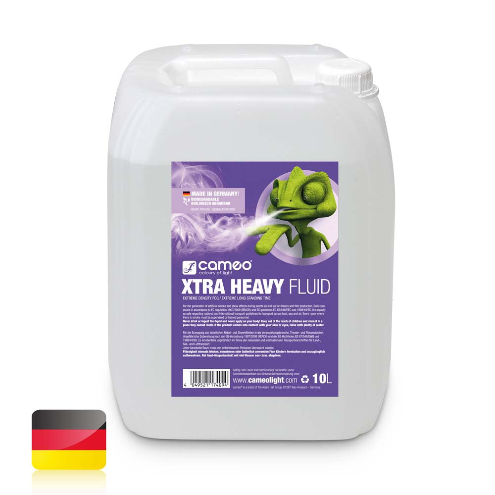 Cameo XTRA HEAVY FLUID 10 L - tåkevæske med svært høy densitet og ekstremt lang hengtid 10 L