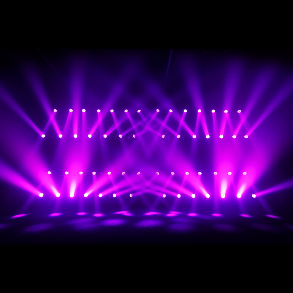 Cameo MOVO BEAM Z100 - Beam-moving head med ubegrenset rotasjon, LED-ring og zoom