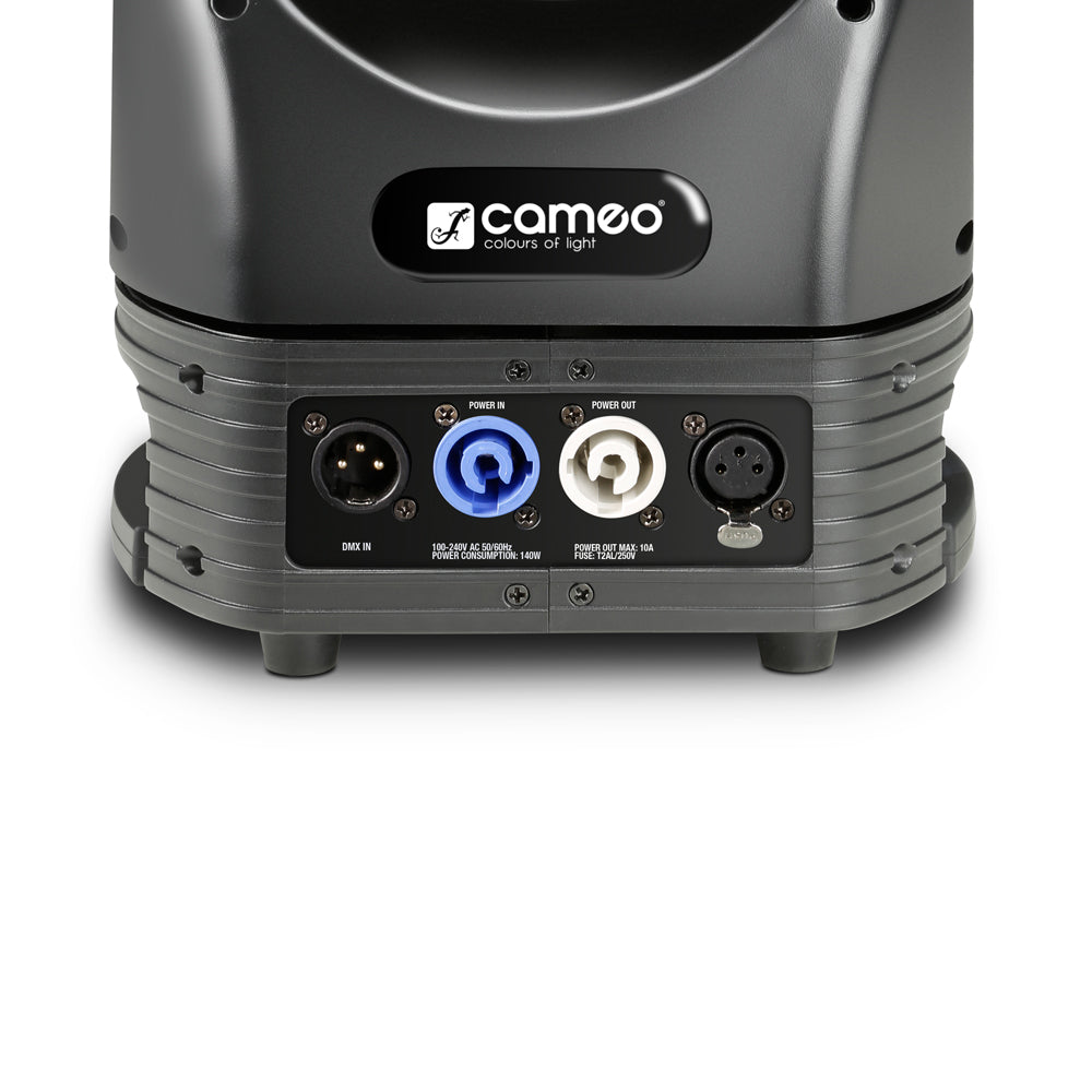 Cameo MOVO BEAM Z100 - Beam-moving head med ubegrenset rotasjon, LED-ring og zoom