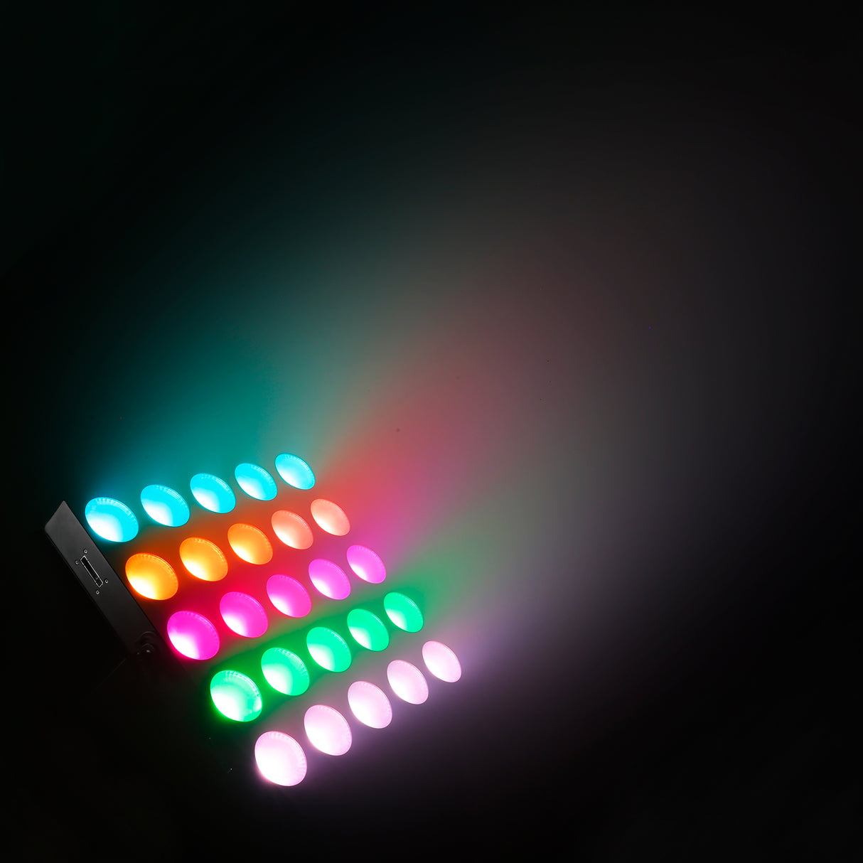 Cameo MATRIX PANEL 10 W RGB - 5 x 5 RGB LED-matrise-panel med individuell pixelstyring