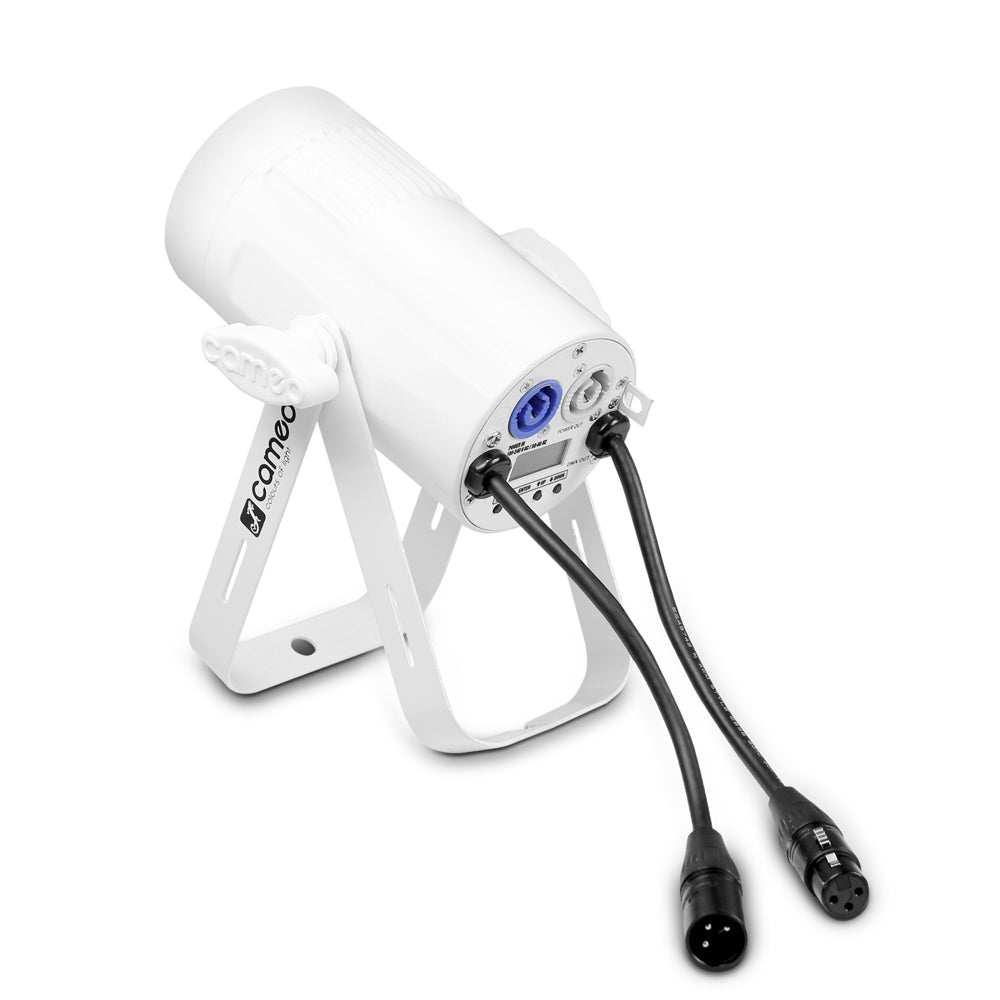 Cameo Q-SPOT 15 RGBW WH - Kompakt spotlys med 15W RGBW LED i hvitt kabinett