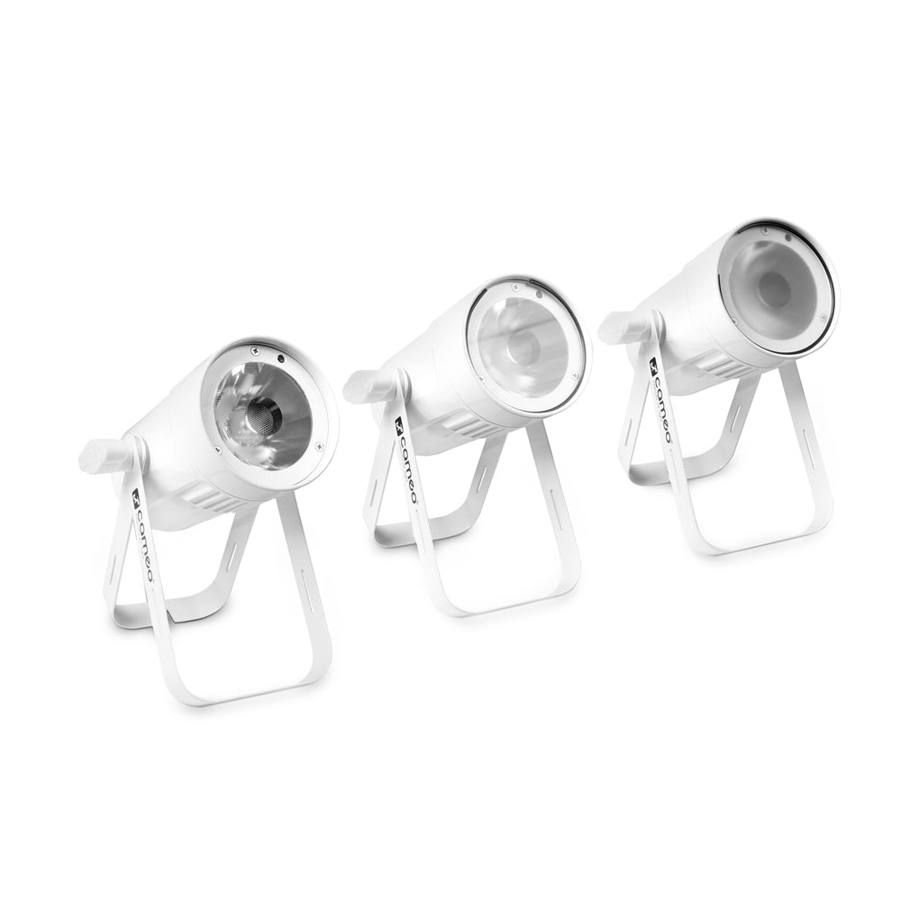 Cameo Q-SPOT 15 RGBW WH - Kompakt spotlys med 15W RGBW LED i hvitt kabinett