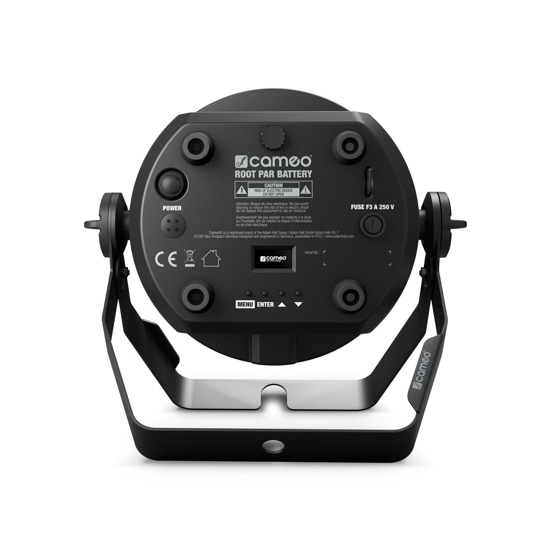Cameo ROOT® PAR BATTERY - 5 × 4 W batteridrevet RGBW LED PAR-spotlight