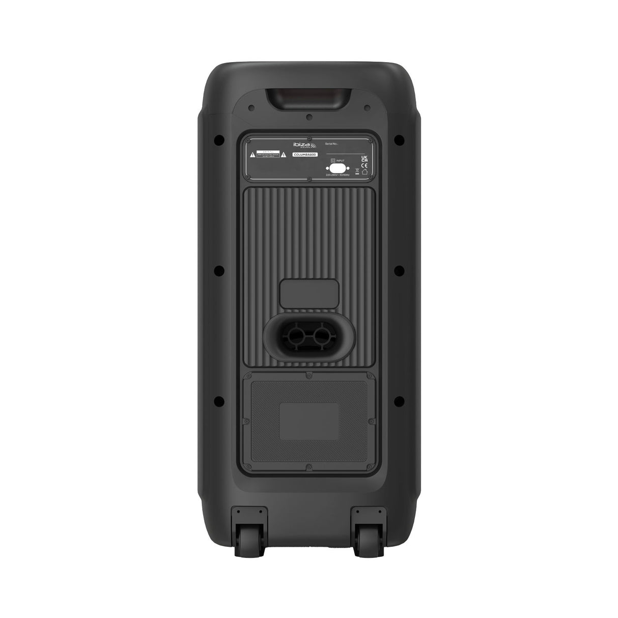 IBIZA festhøyttaler m. lys og Bluetooth