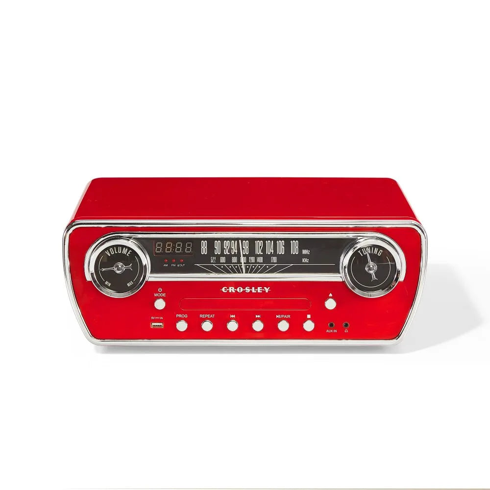 Crosley Powel CR6047A 7-i-1 Platespiller med Bluetooth, CD og radio