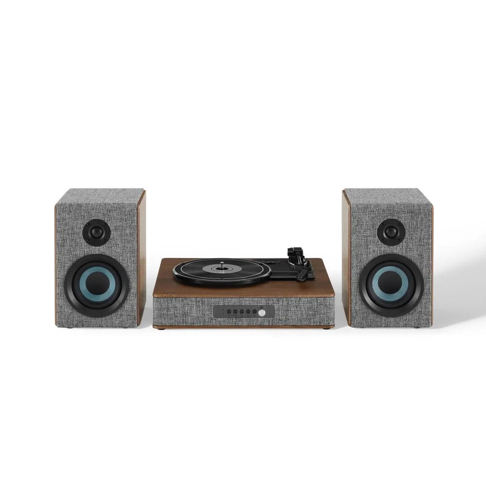 Crosley Arya platespiller med høyttalere, Grå