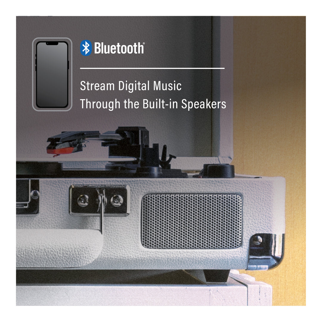 Crosley Cruiser Plus platespiller toveis Bluetooth (svart)